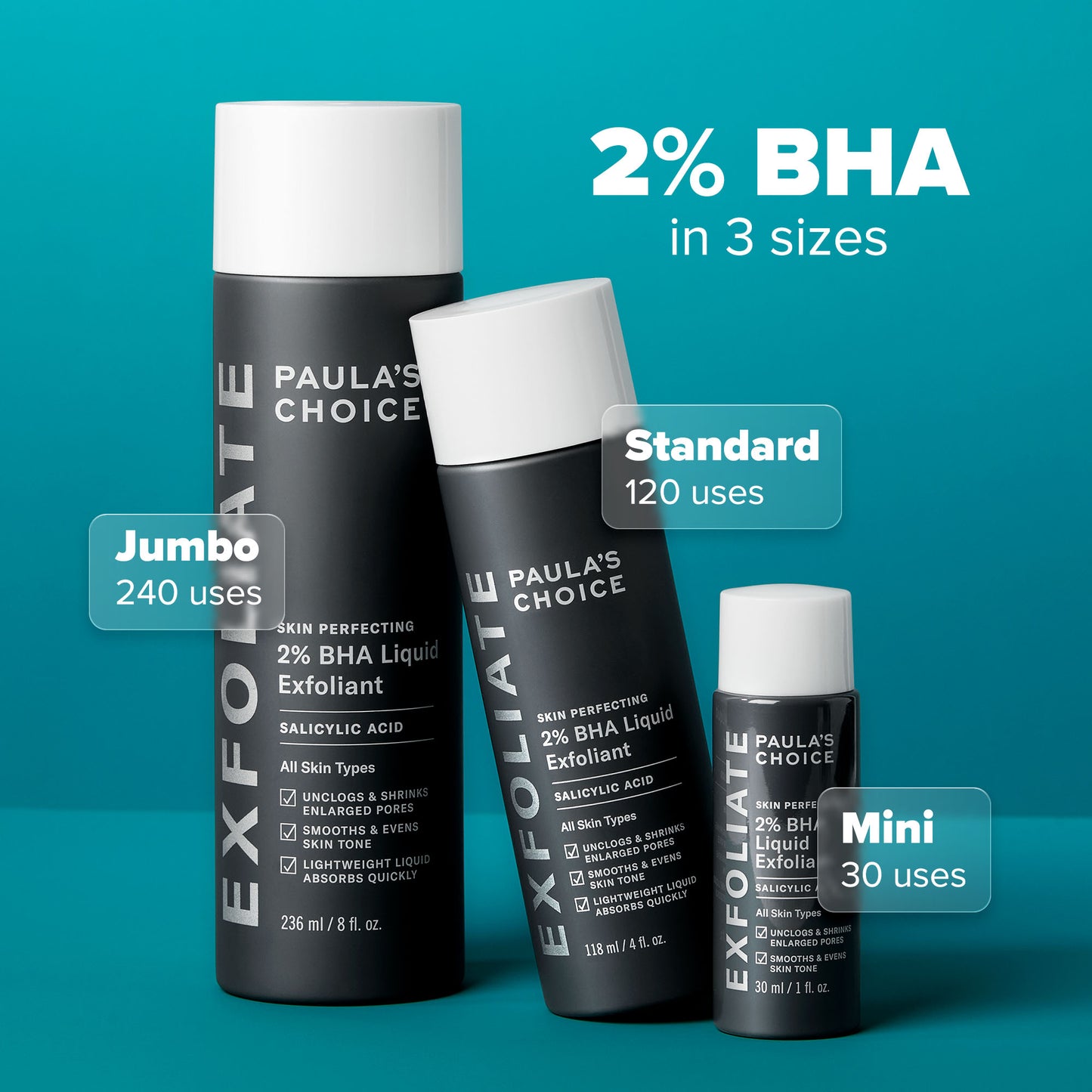 Paula's Choice Skin Perfecting 2% BHA Liquid Exfoliating Toner for Clear Skin