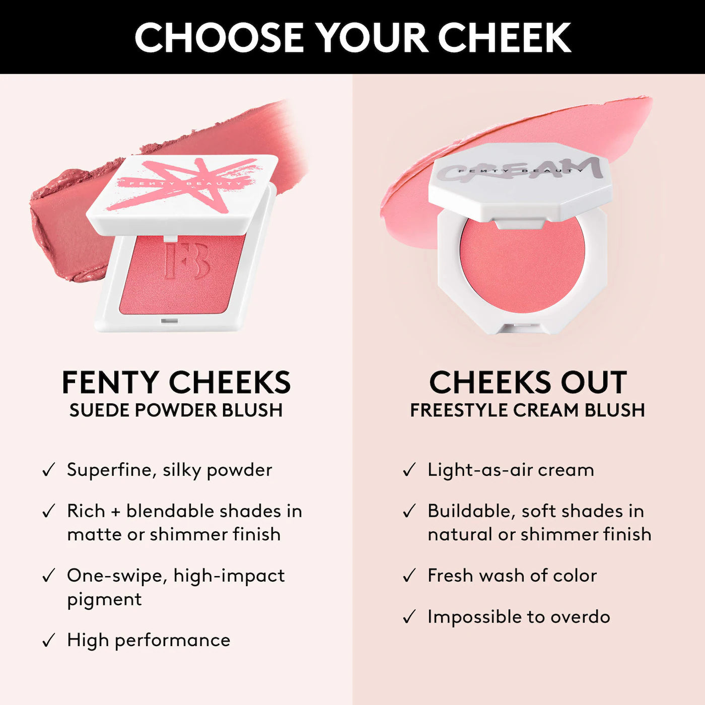 Fenty Beauty by Rihanna Cheeks Out Freestyle Cream Blush
