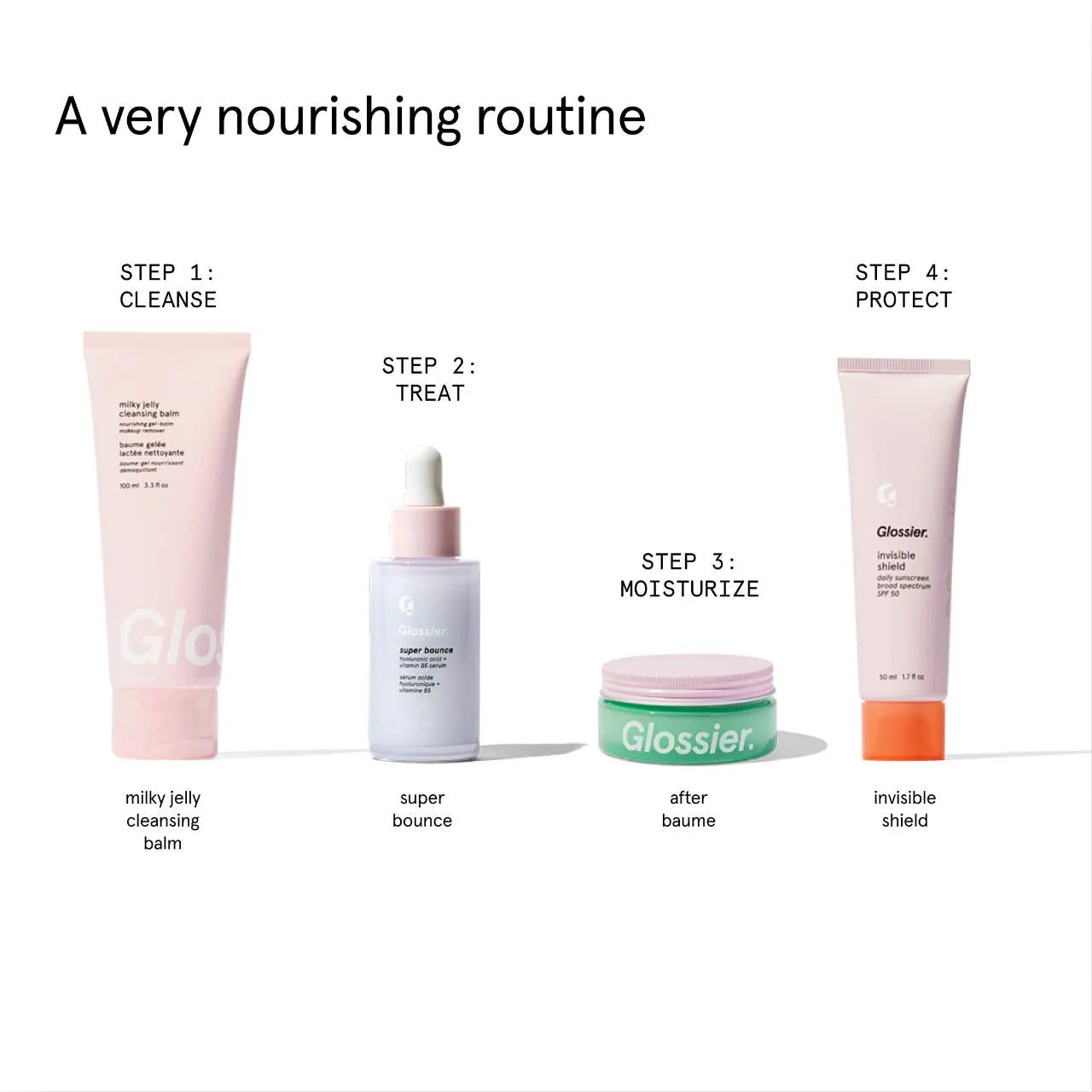 Glossier  Milky Jelly Cleansing Balm & Makeup Remover NEW