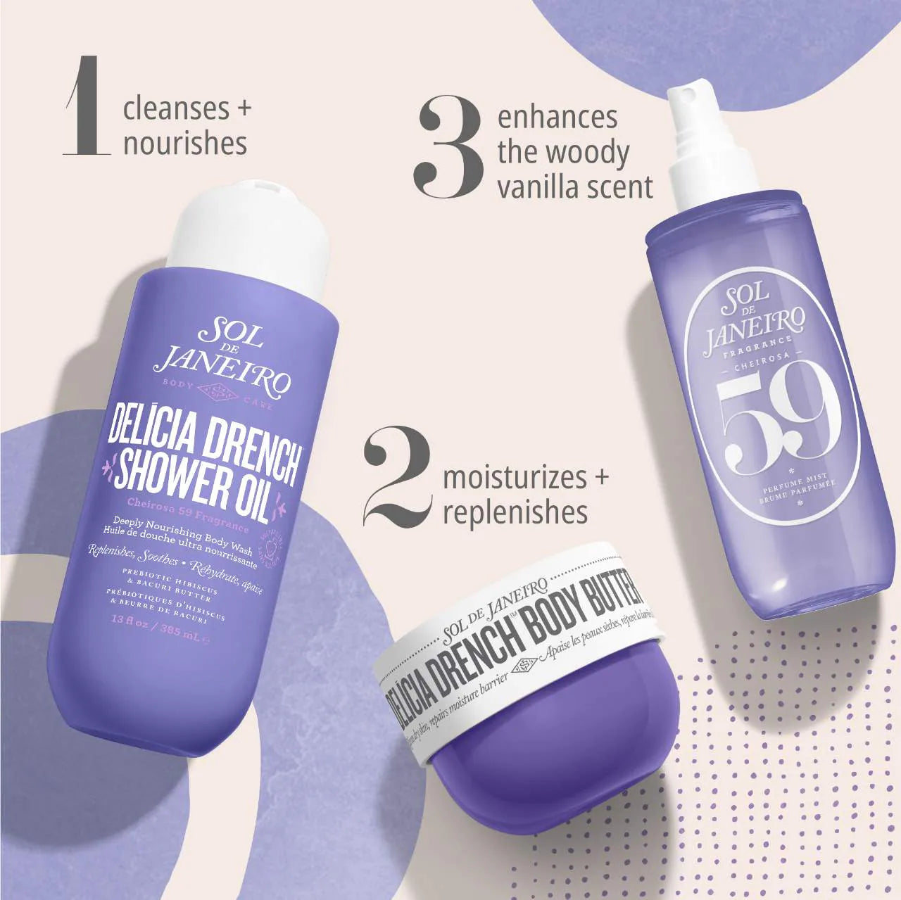 Sol de Janeiro  Delícia Drench™ Moisturizing Shower Oil for Dry Skin