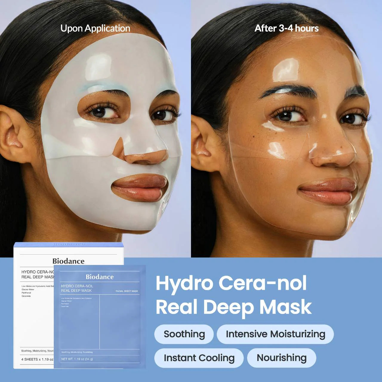 Biodance  Hydro Cera-nol Real Deep Mask for Dryness Relief & Redness Soothing