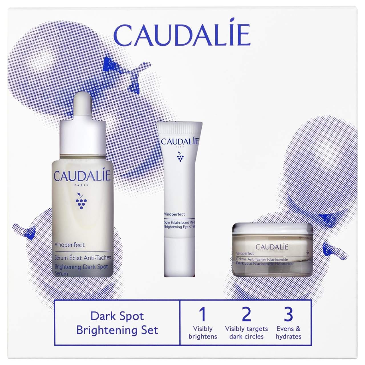 Caudalie  Vinoperfect Brightening Routine for Dark Spots and Uneven Skin Tone