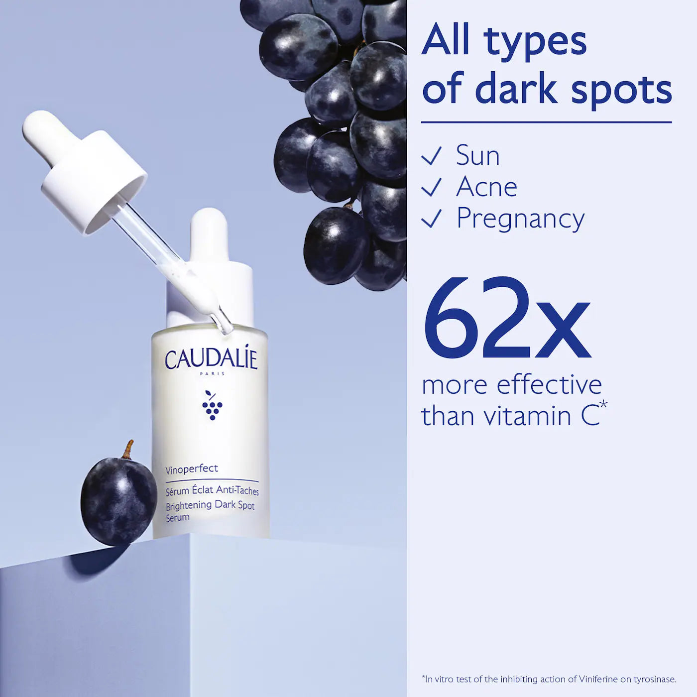 Caudalie  Vinoperfect Brightening Routine for Dark Spots and Uneven Skin Tone