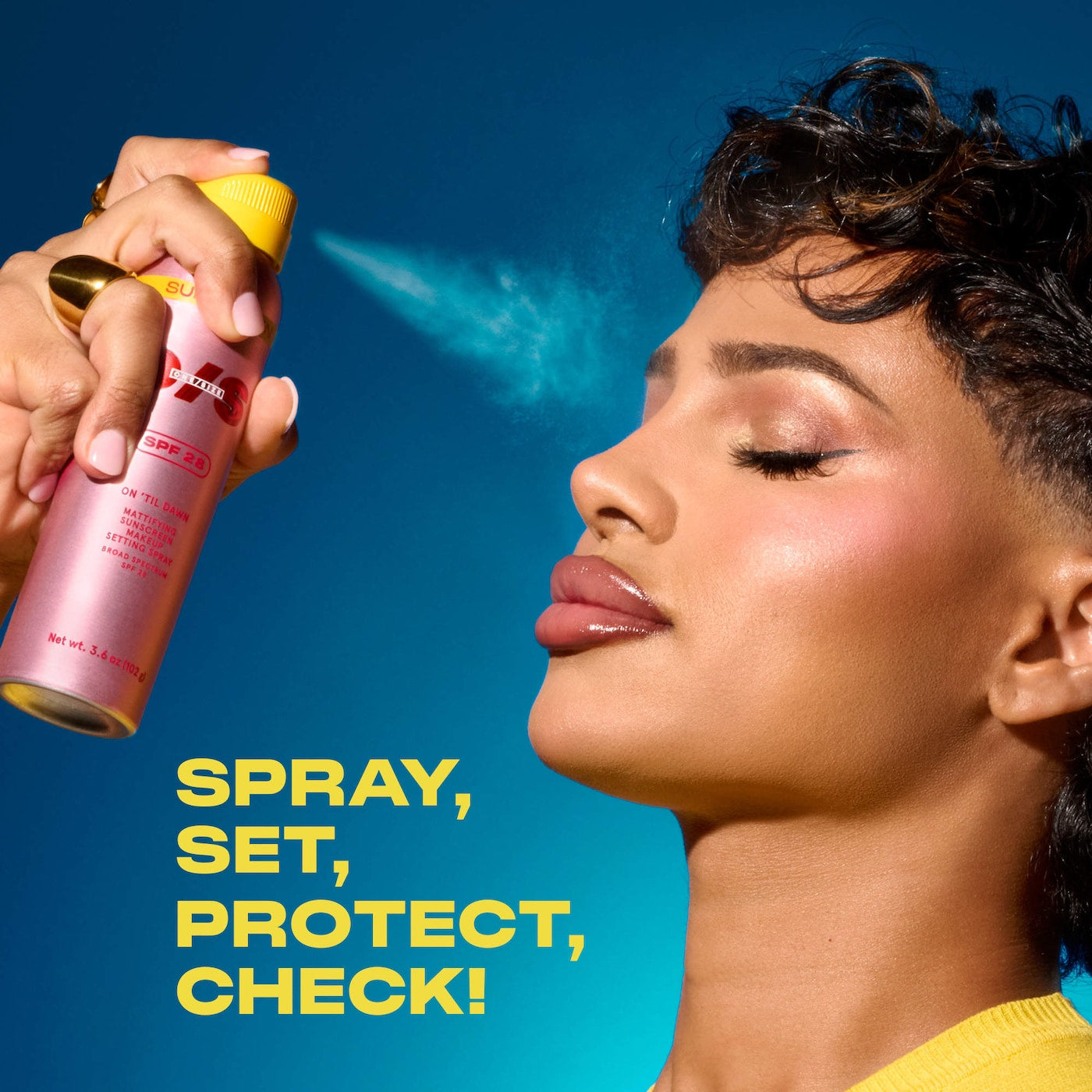 On 'Til Dawn Mattifying Sunscreen Makeup Setting Spray SPF 28