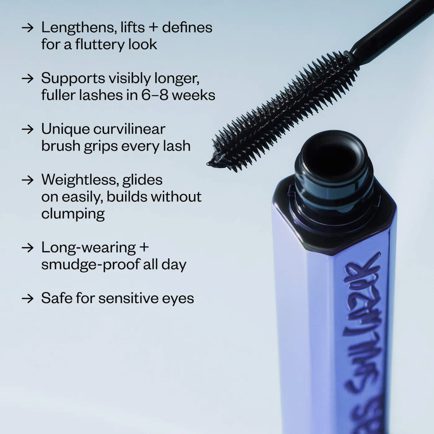 Kosas  Soulgazer Lengthening Mascara + Lash Serum in 1 for Sensitive Eyes