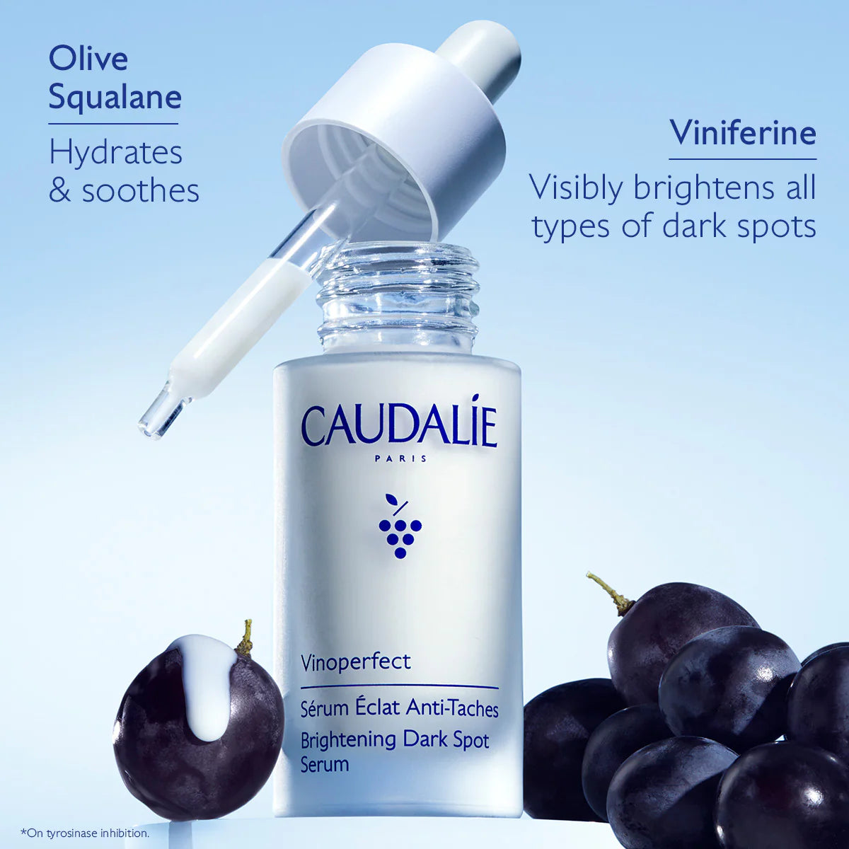 Caudalie  Dark Spot Brightening Serum & Sunscreen SPF 50 Set