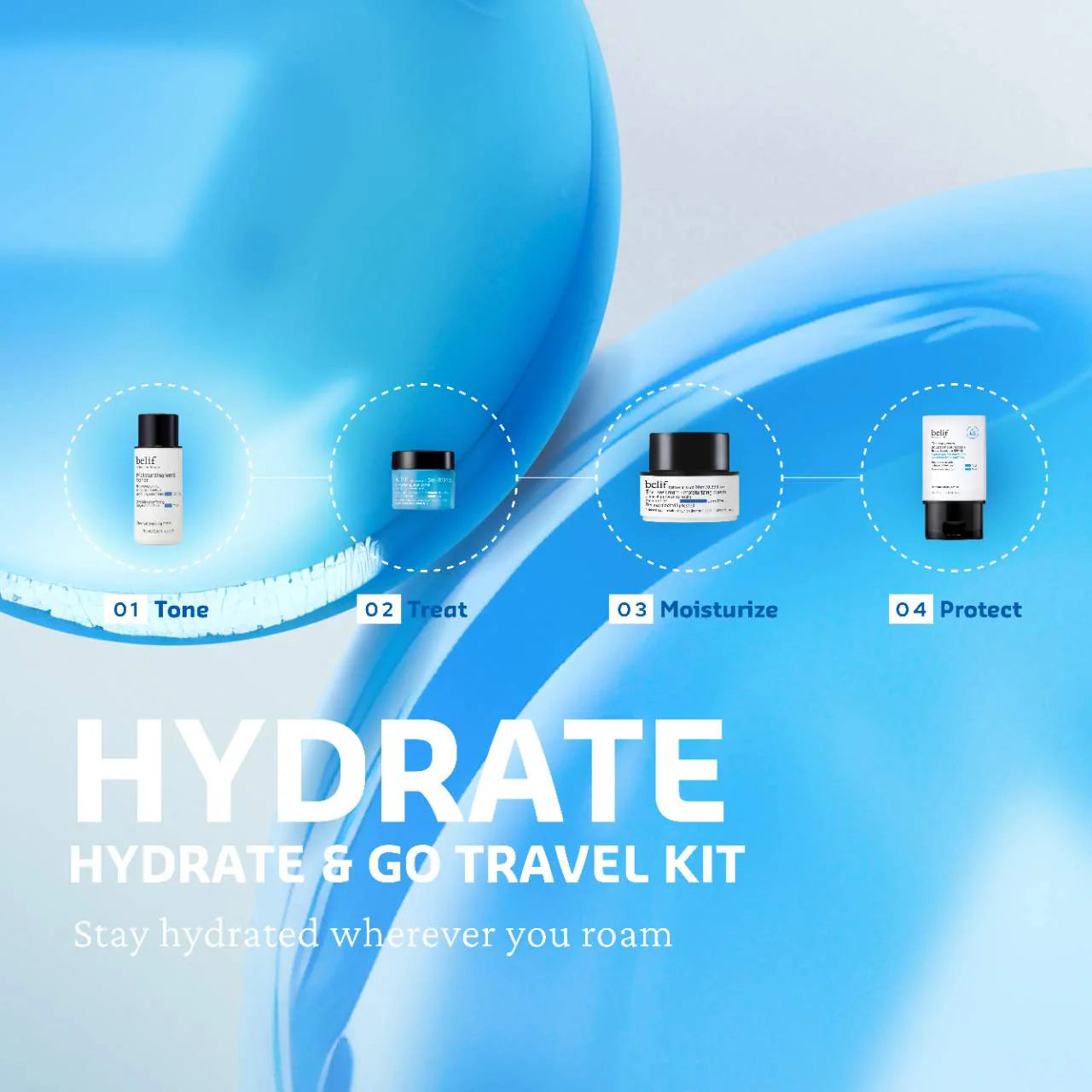 belif  Hydrate & Go Travel Kit