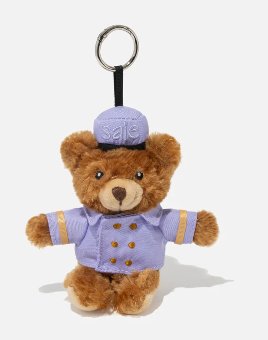 Saie The Bellhop Bear Keychain LIMITED EDITION BAG CHARM