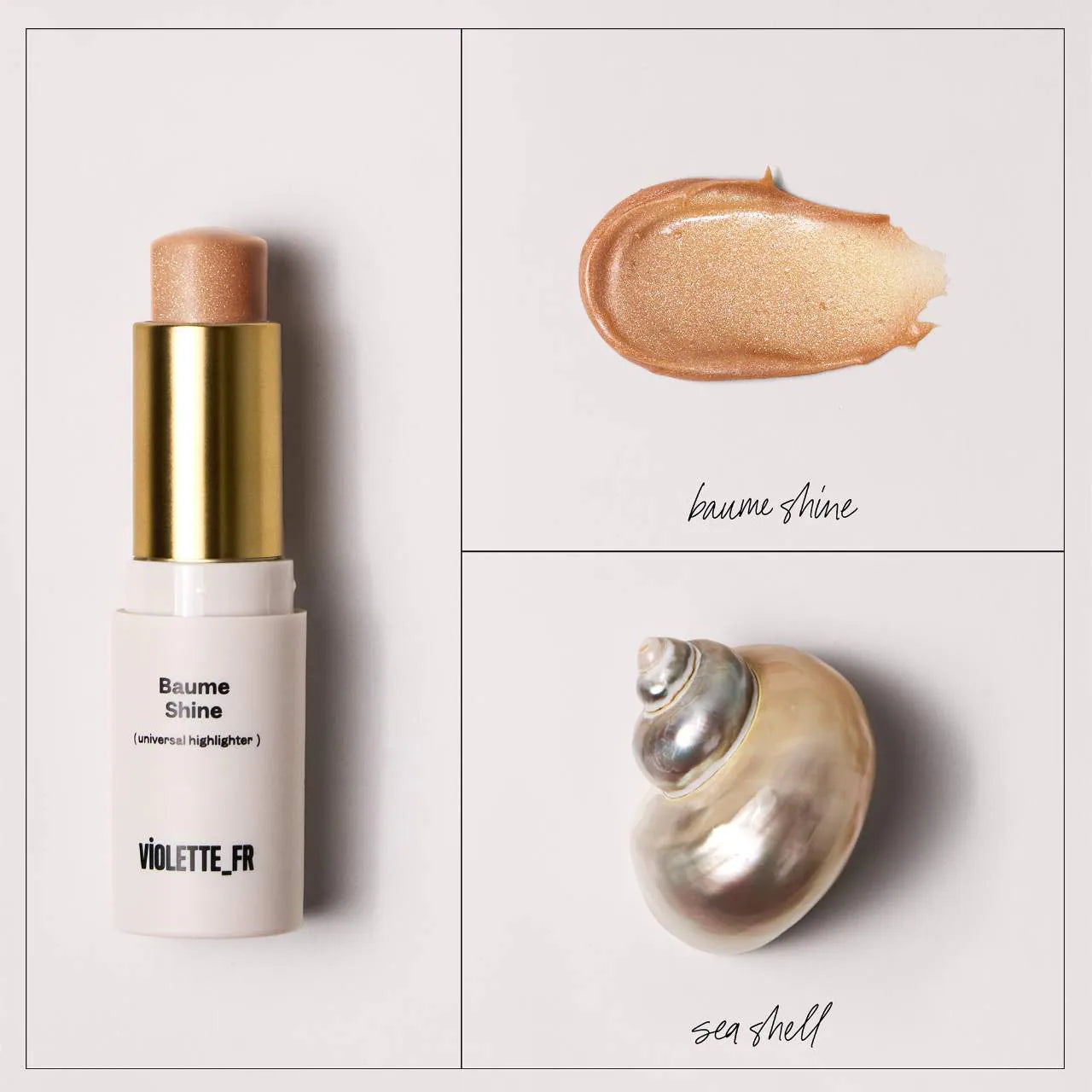 VIOLETTE_FR  BAUME SHINE Universal Highlighter Balm with Squalane