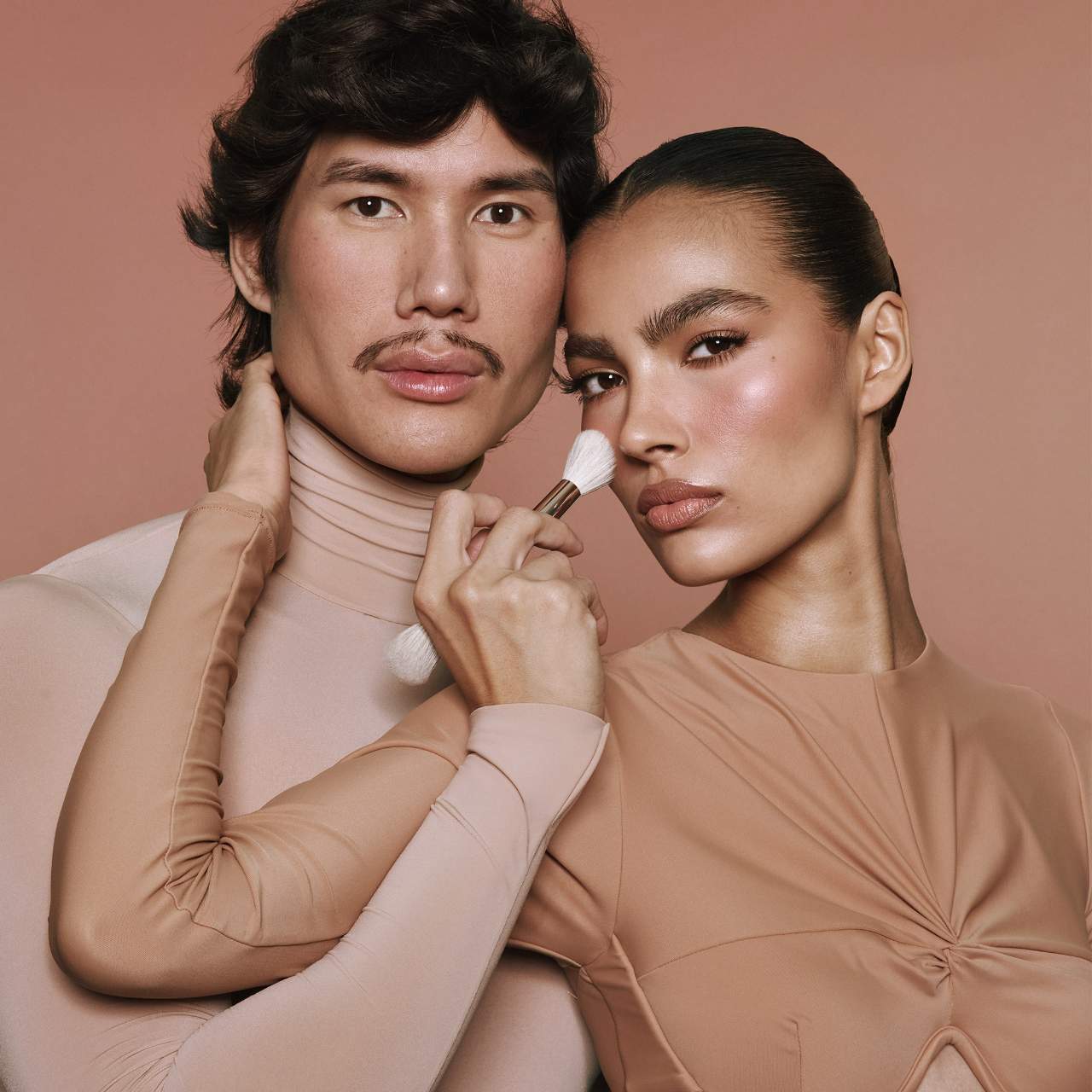 PATRICK TA  Dual Ended Precision Blush Brush