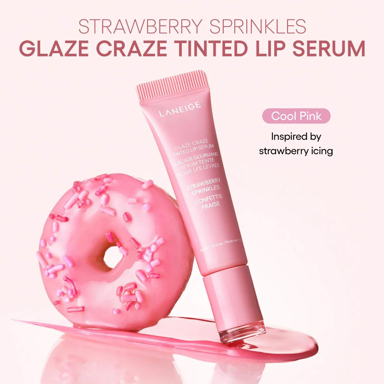 LANEIGE  Glaze Craze Tinted Polypeptide Lip Serum