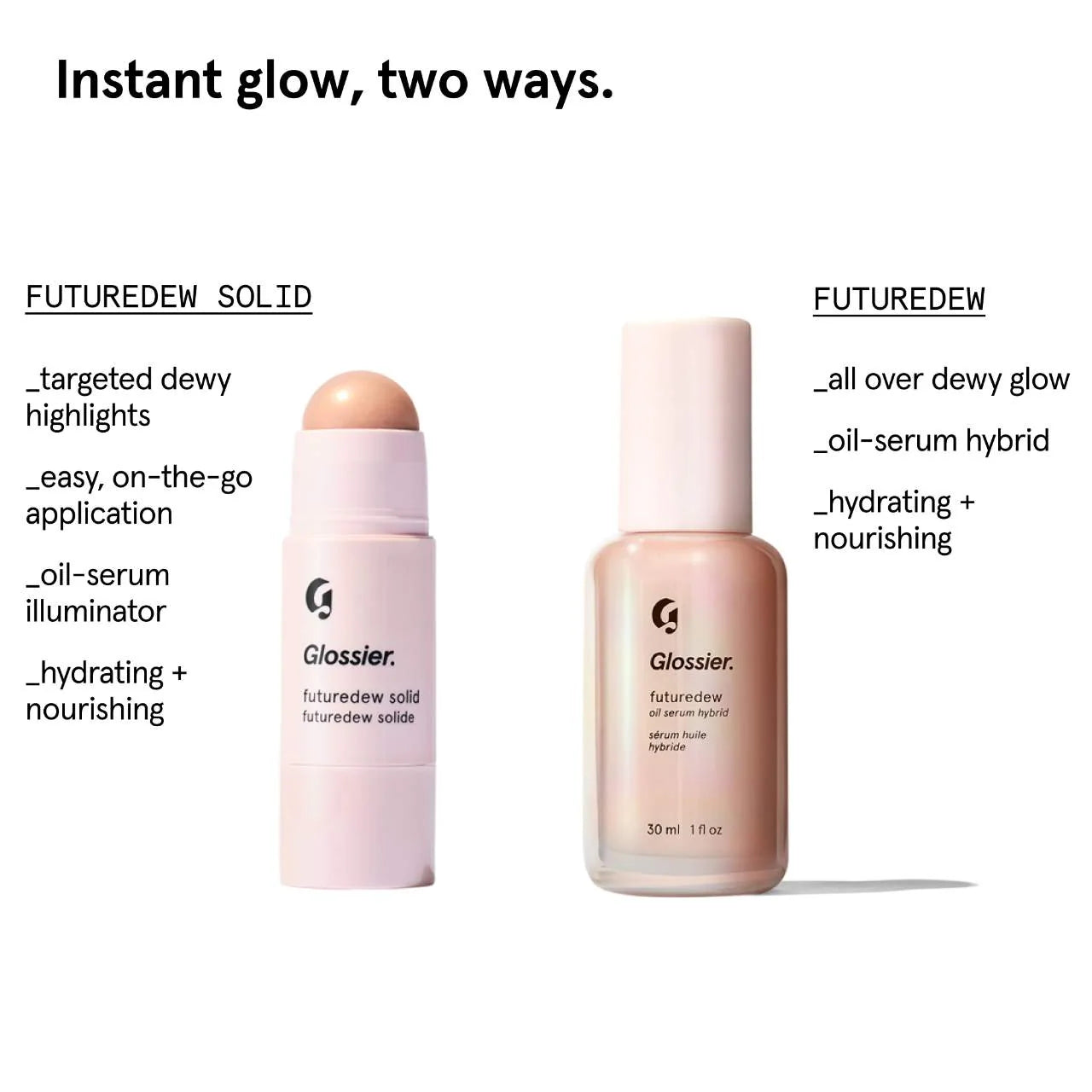 Glossier  Futuredew Solid Oil-Serum Illuminator