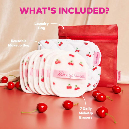 The Original MakeUp Eraser  Cherry Crush 7-Day Set Reusable Makeup Wipes