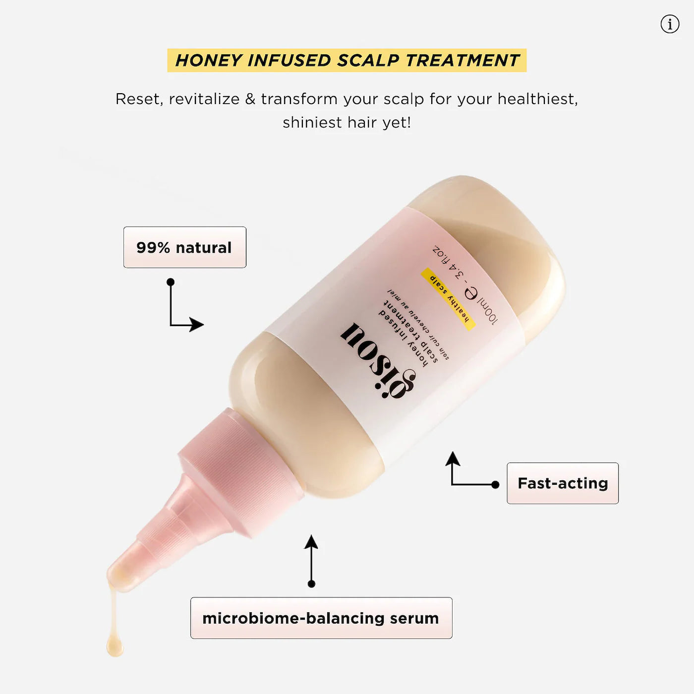 Gisou  Honey Infused Scalp Treatment Serum
