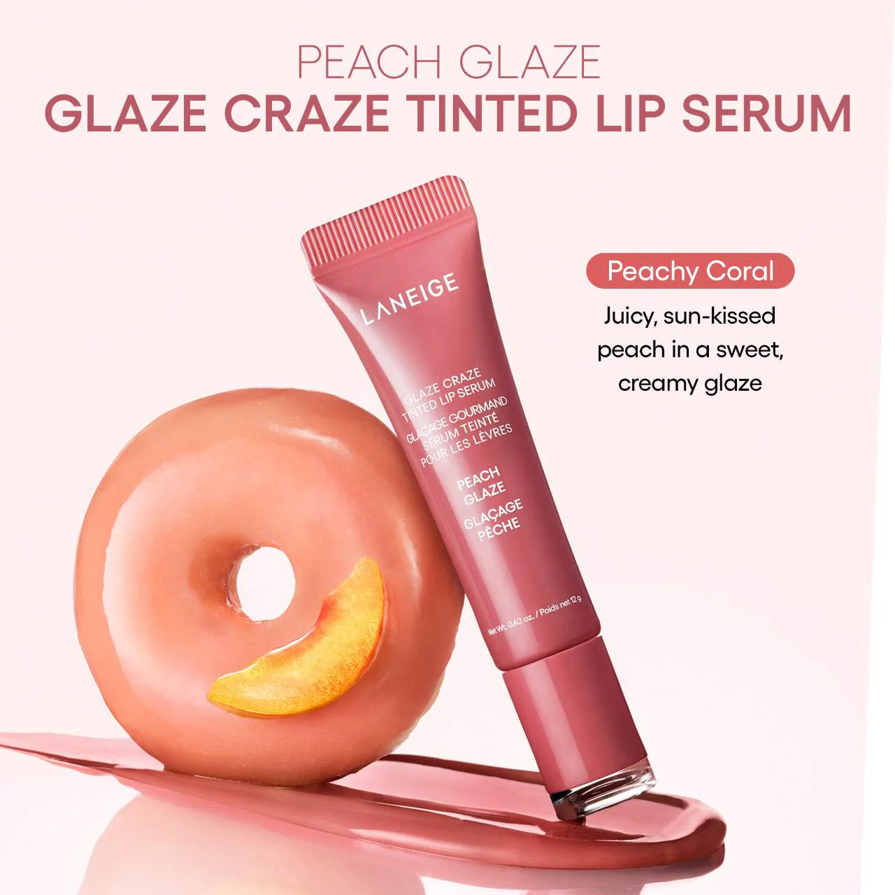 LANEIGE  Glaze Craze Tinted Polypeptide Lip Serum