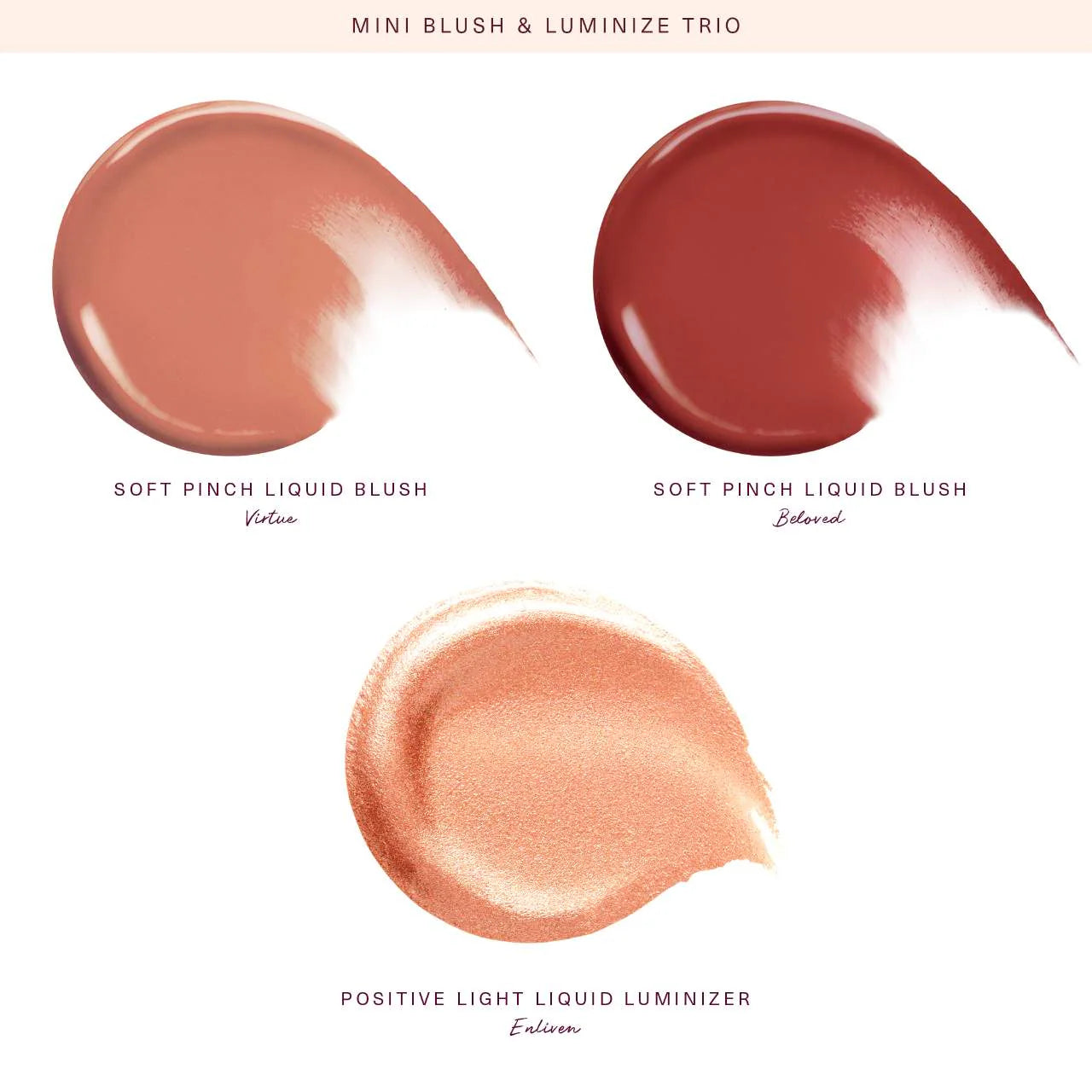 Rare Beauty by Selena Gomez  Mini Blush and Luminize Trio