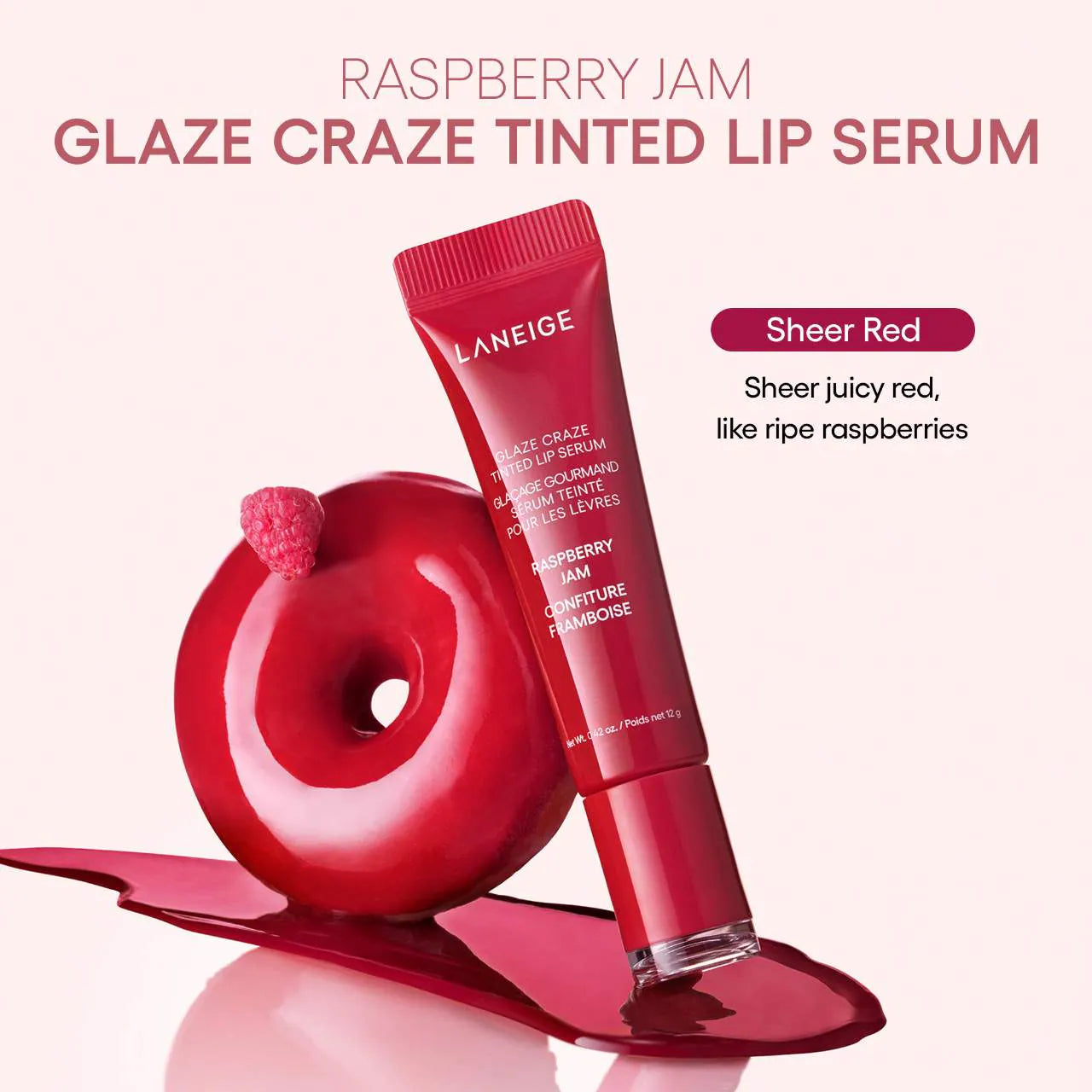 LANEIGE  Glaze Craze Tinted Polypeptide Lip Serum