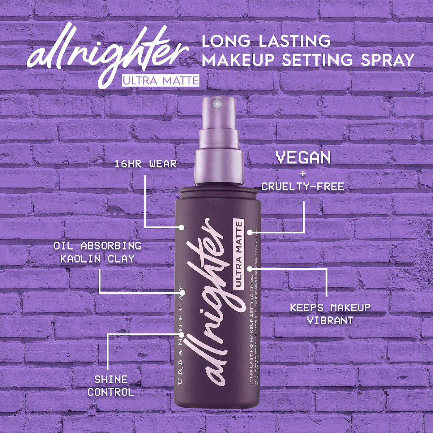 Urban Decay  All Nighter Ultra Matte Makeup Setting Spray