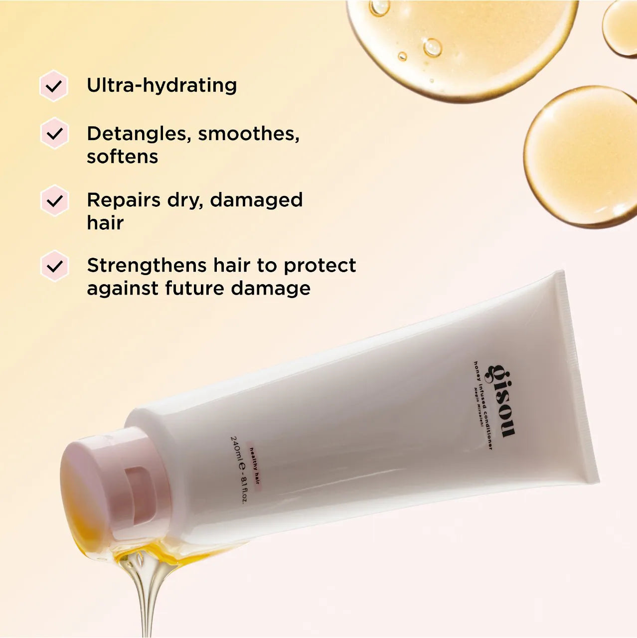 Gisou  Honey Infused Hair Wash Shampoo