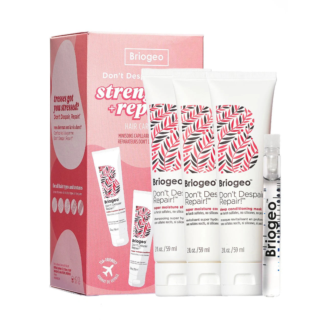 Briogeo  Don't Despair, Repair!™ Strengthen + Repair Travel Kit