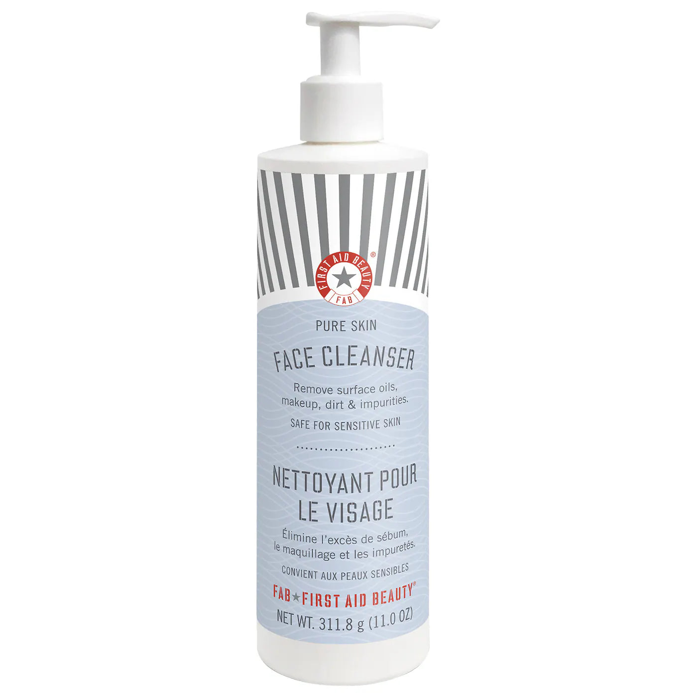 First Aid Beauty  Pure Skin Face Cleanser – Gentle Hydrating Cleanser
