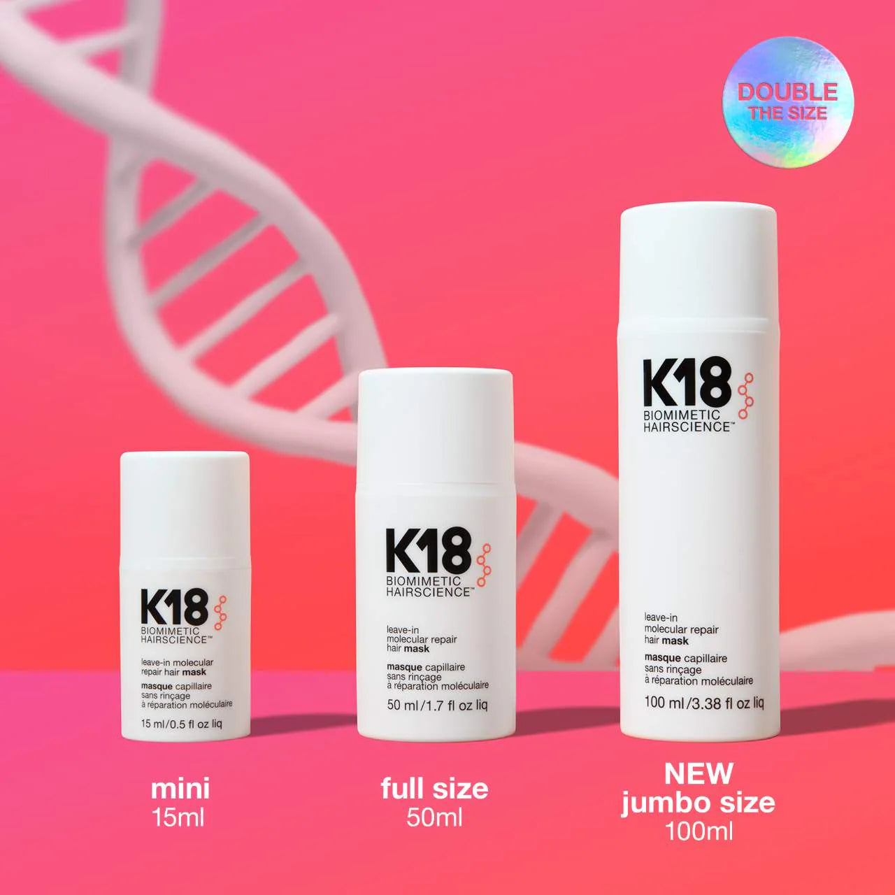 K18 Biomimetic Hairscience  Leave-In Molecular Repair Hair Mask