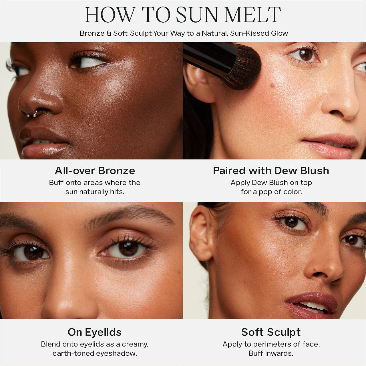 Saie  Sun Melt Natural Cream Bronzer