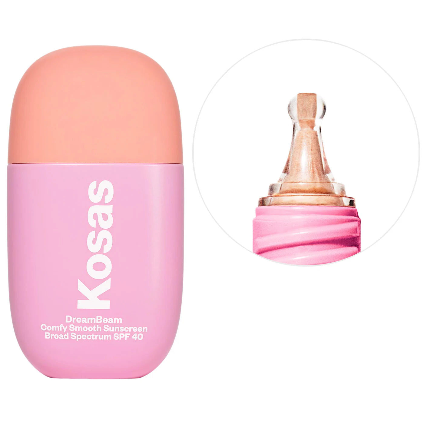 Kosas  DreamBeam Silicone-Free Mineral Sunscreen SPF 40 with Ceramides and Peptides