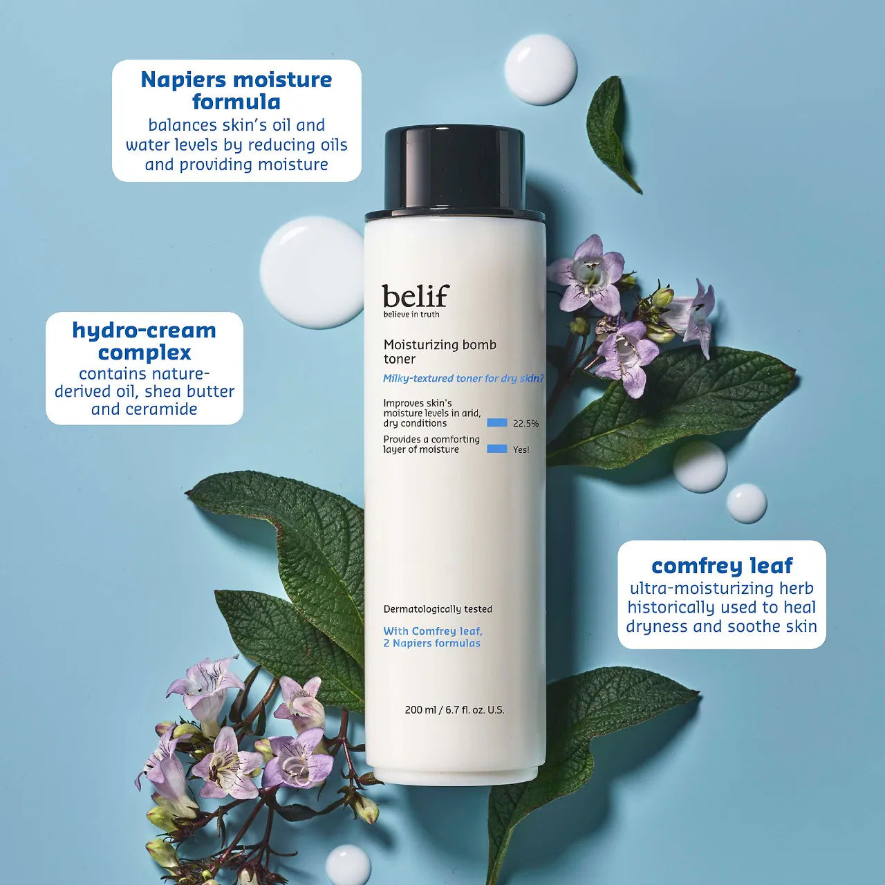 belif  Moisturizing Bomb Toner with Ceramide
