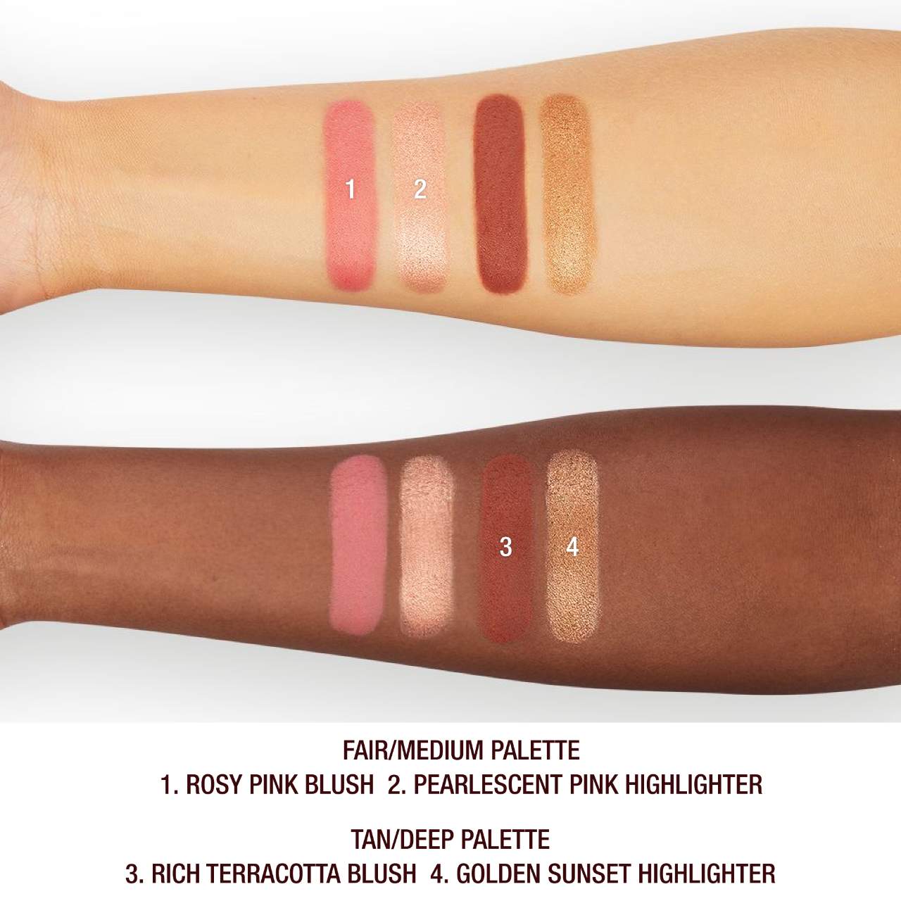 Charlotte Tilbury  Mini Hollywood Blush & Glow Palette