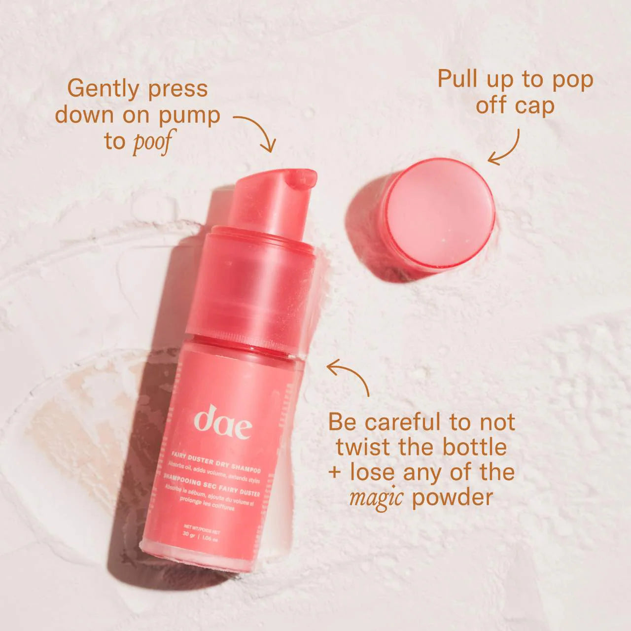 dae  Fairy Duster Volumizing Dry Shampoo Powder