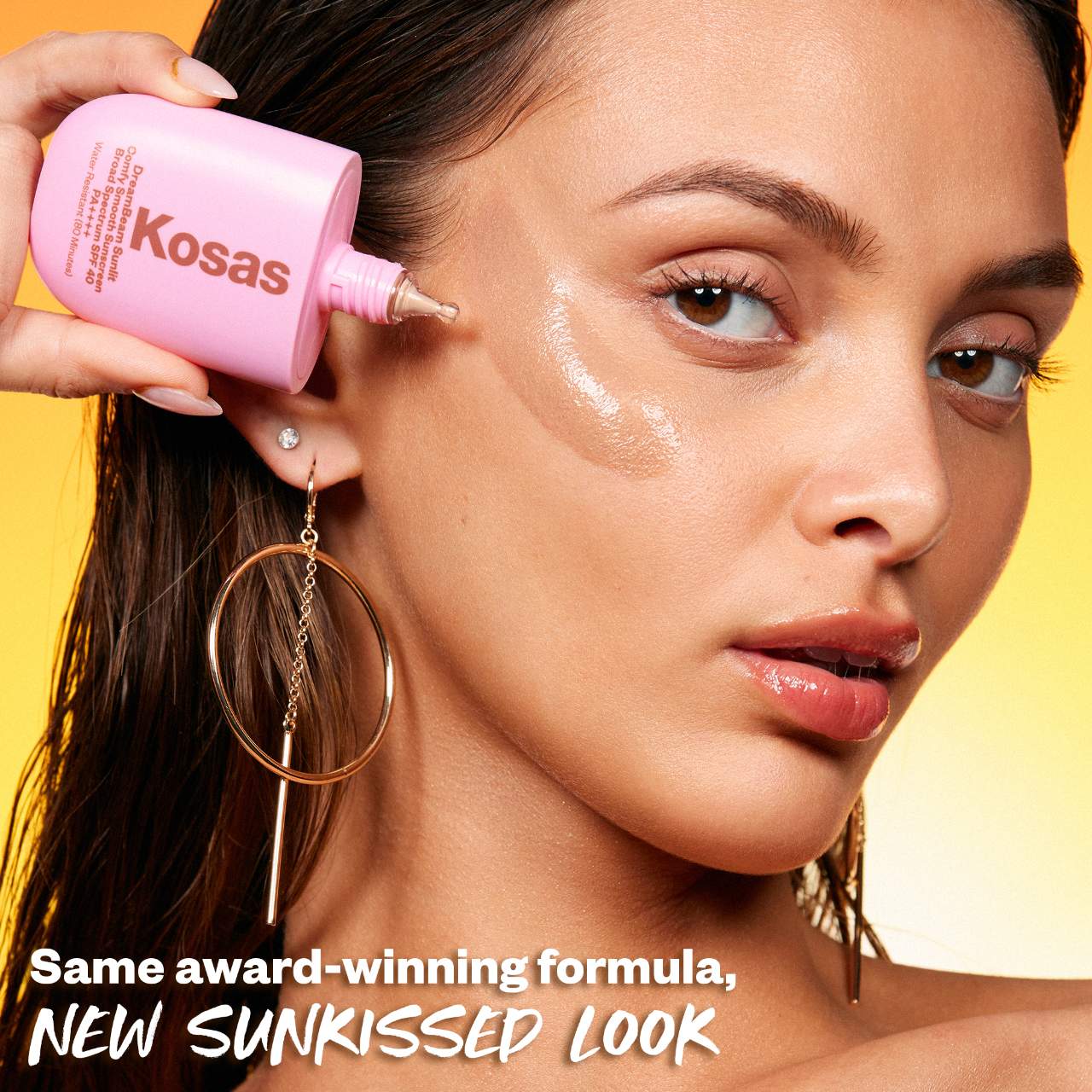 Kosas  DreamBeam Silicone-Free Mineral Sunscreen SPF 40 with Ceramides and Peptides