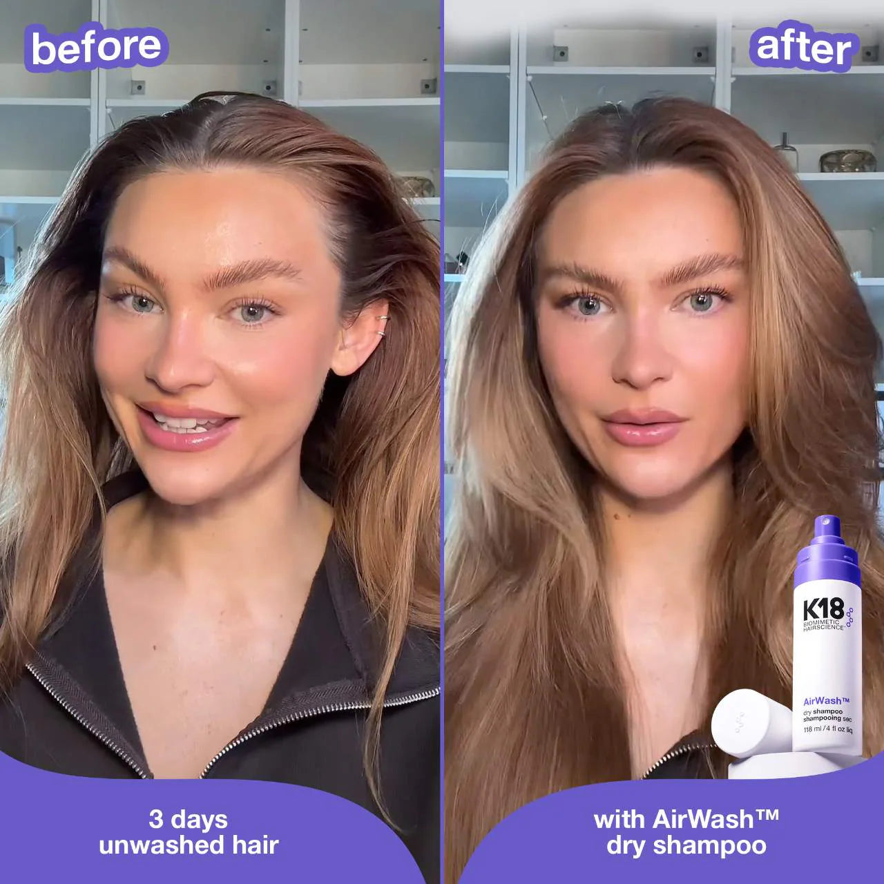 K18 Biomimetic Hairscience  AirWash™ Dry Shampoo