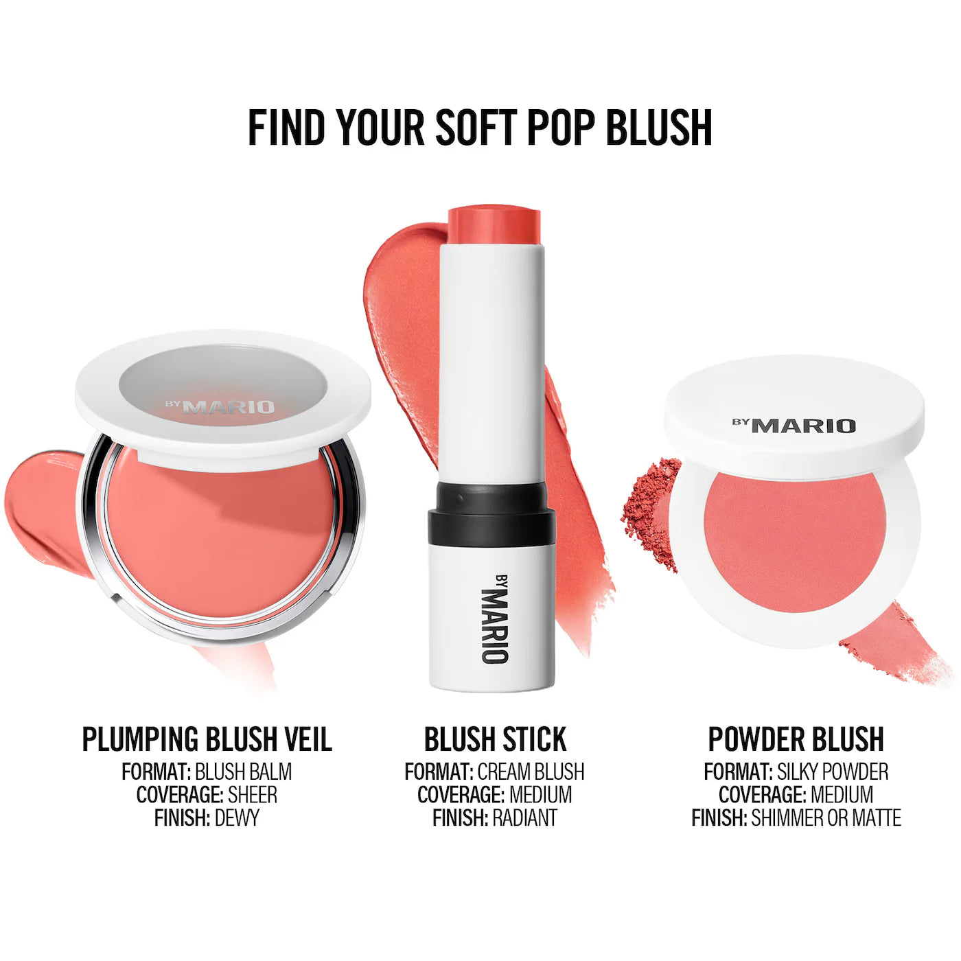 MAKEUP BY MARIO  Soft Pop Cream Blush Stick
