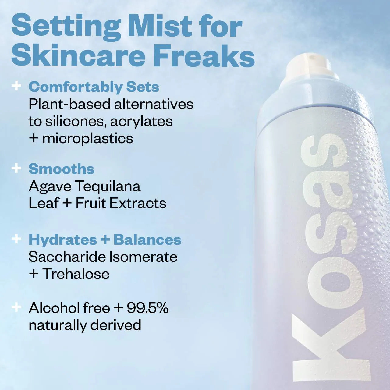 Kosas  Cloud Set Airy Setting Spray + Smoothing Mist