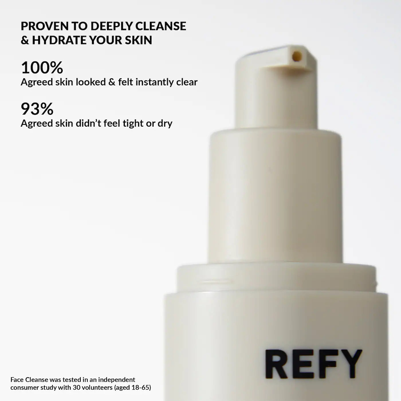 REFY  Face Cleanse Hydrating Cleanser + Makeup Remover