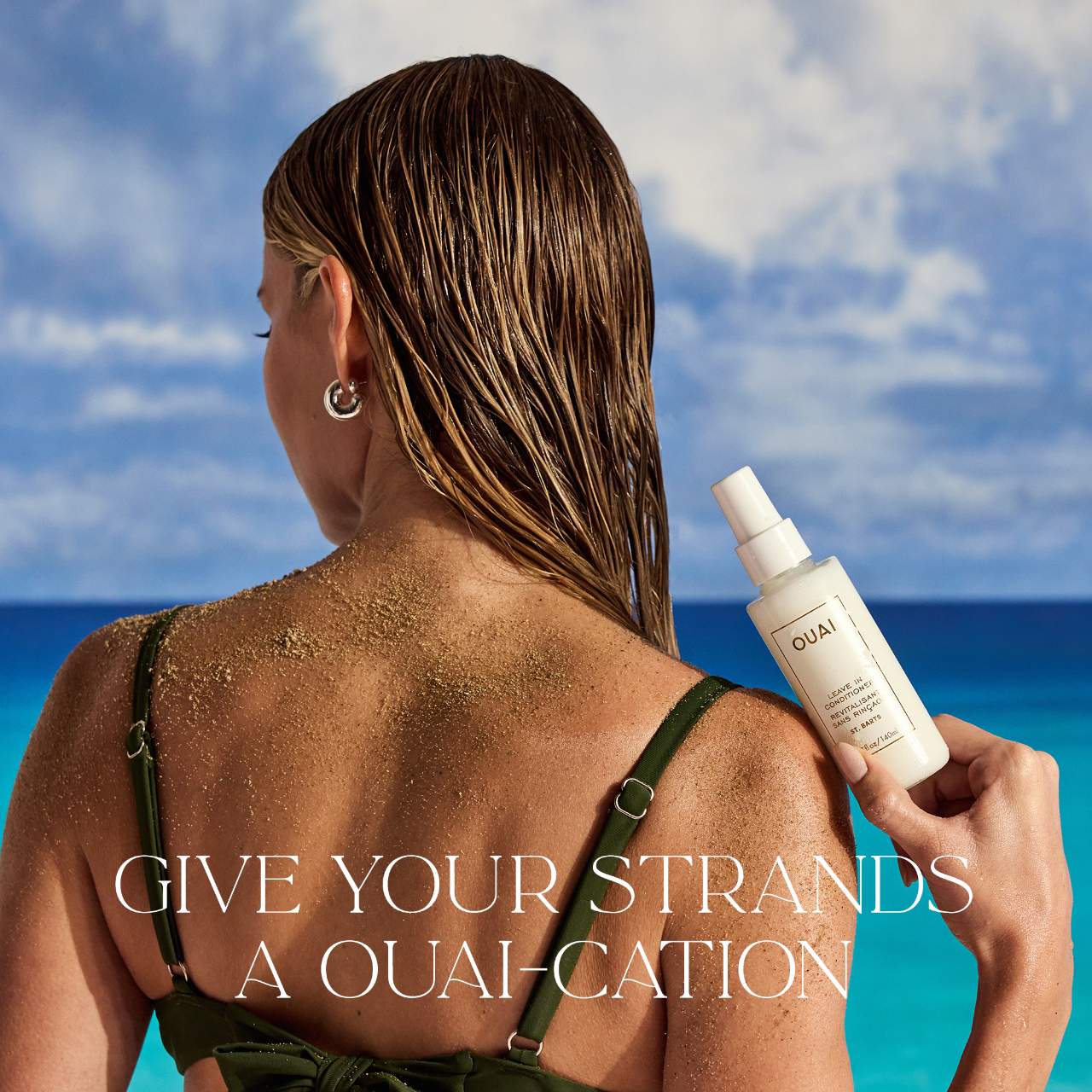 OUAI  St. Barts Detangling and Frizz Fighting Leave in Conditioner