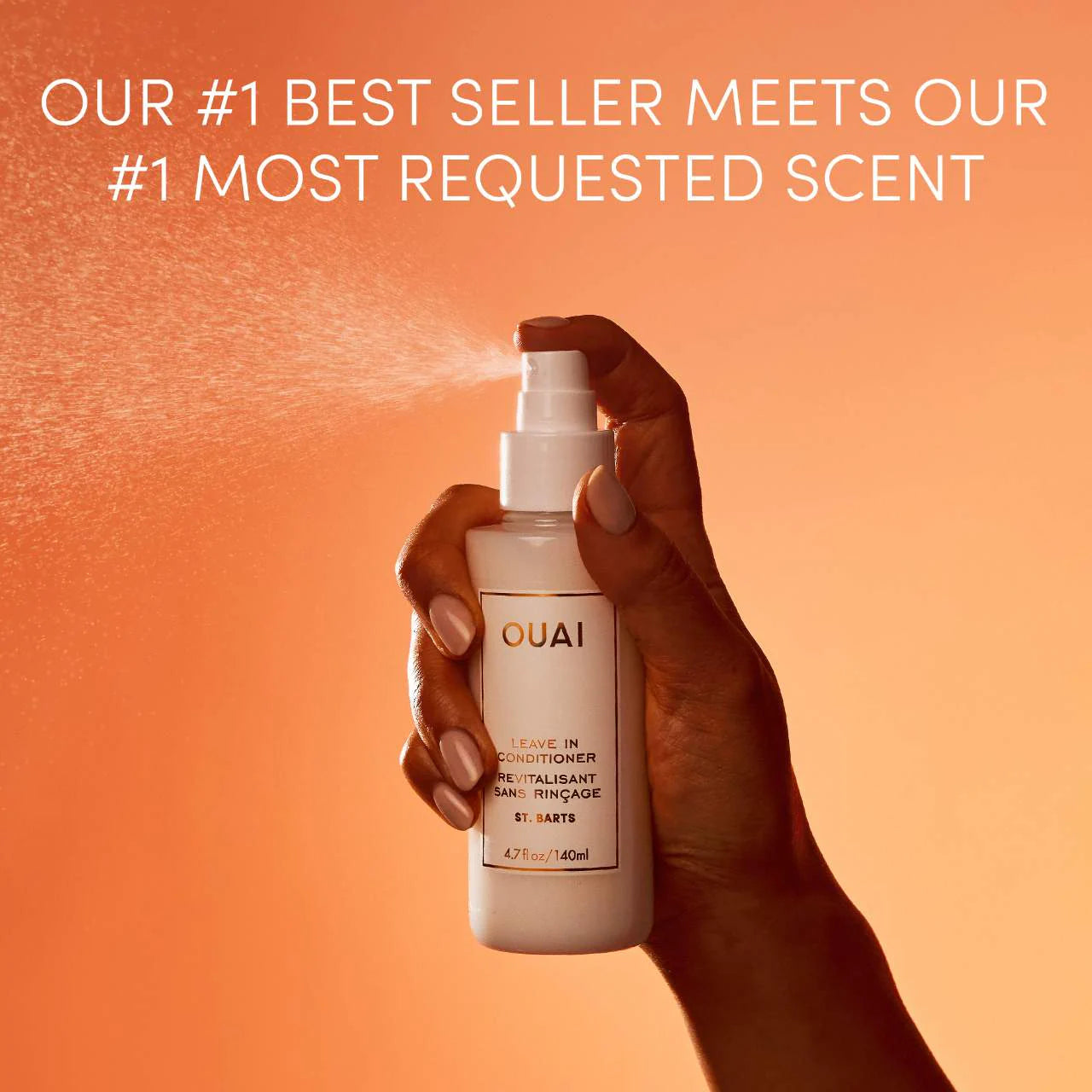 OUAI  St. Barts Detangling and Frizz Fighting Leave in Conditioner