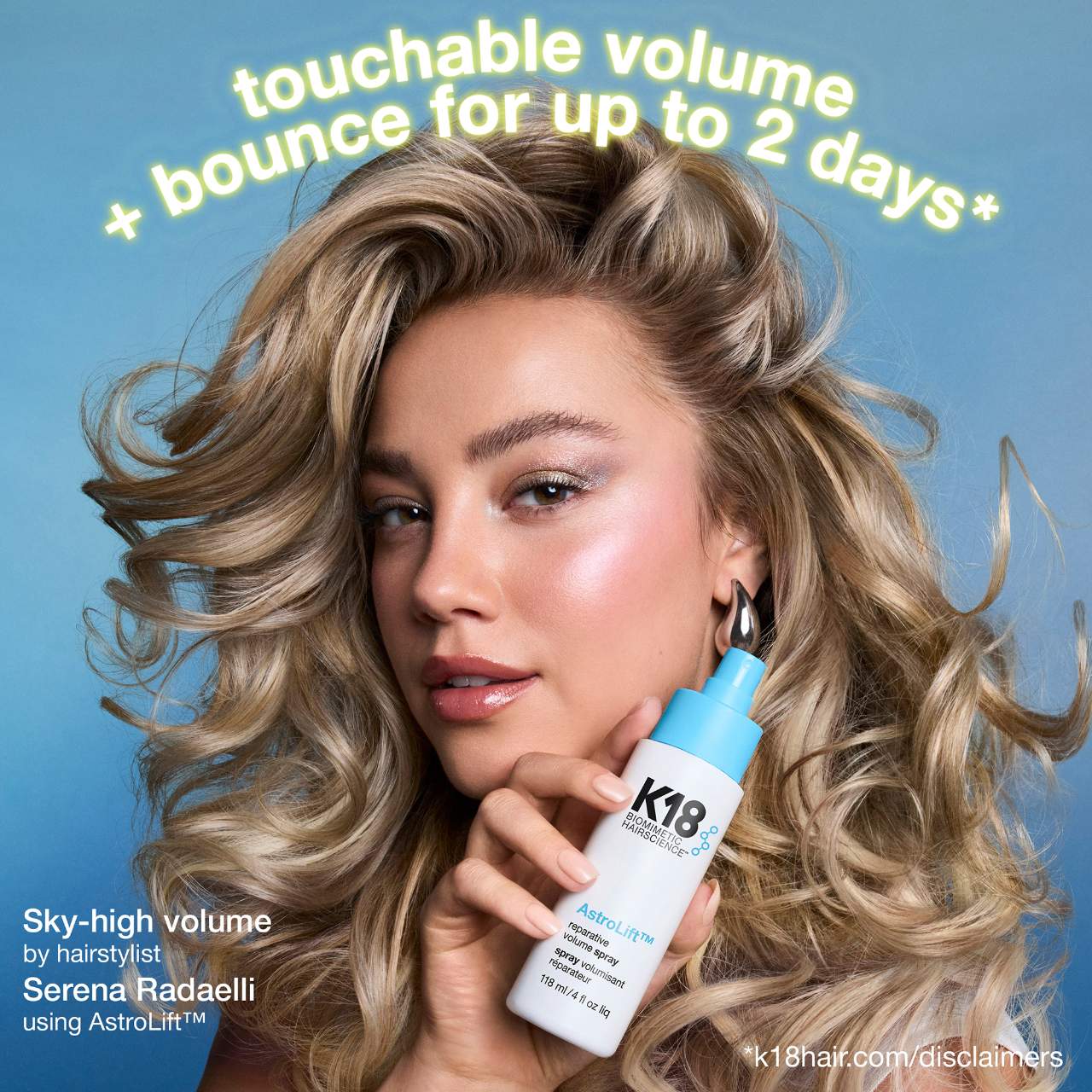 K18 Biomimetic Hairscience  AstroLift™ Reparative Volume Spray