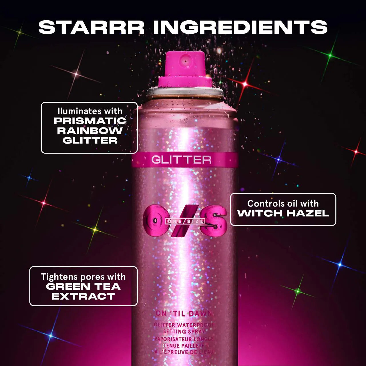 ONE/SIZE by Patrick Starrr  On 'Til Dawn Mattifying Waterproof Setting Spray