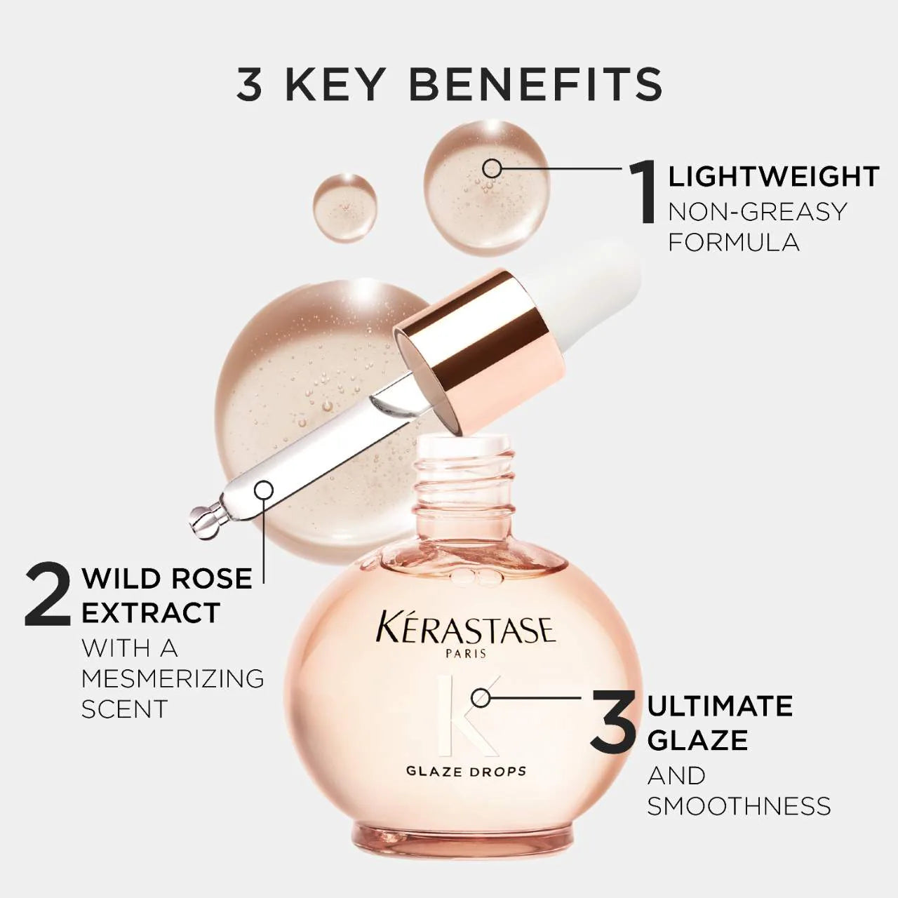 Kérastase  Gloss Absolu Glaze Drops Anti-Frizz Hair Oil