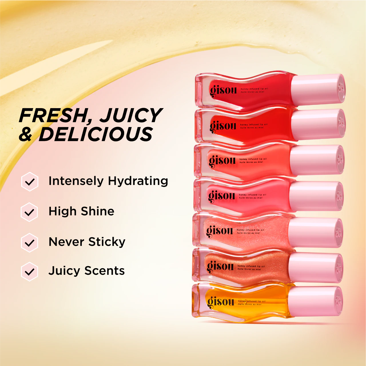Gisou  Honey Infused Hydrating Lip Oil