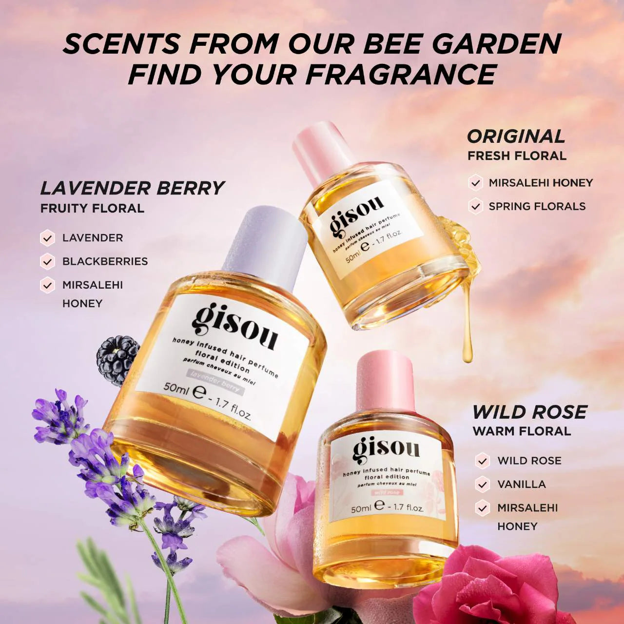 Gisou  Mini Honey Infused Hair Perfume