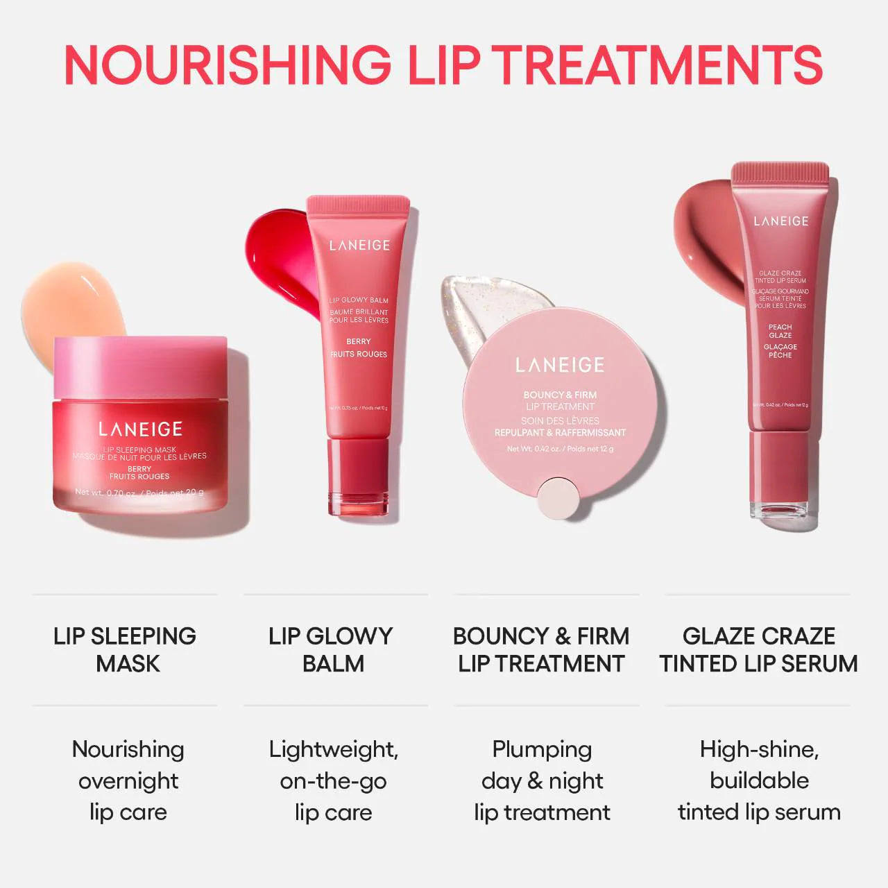 LANEIGE  Glaze Craze Tinted Polypeptide Lip Serum