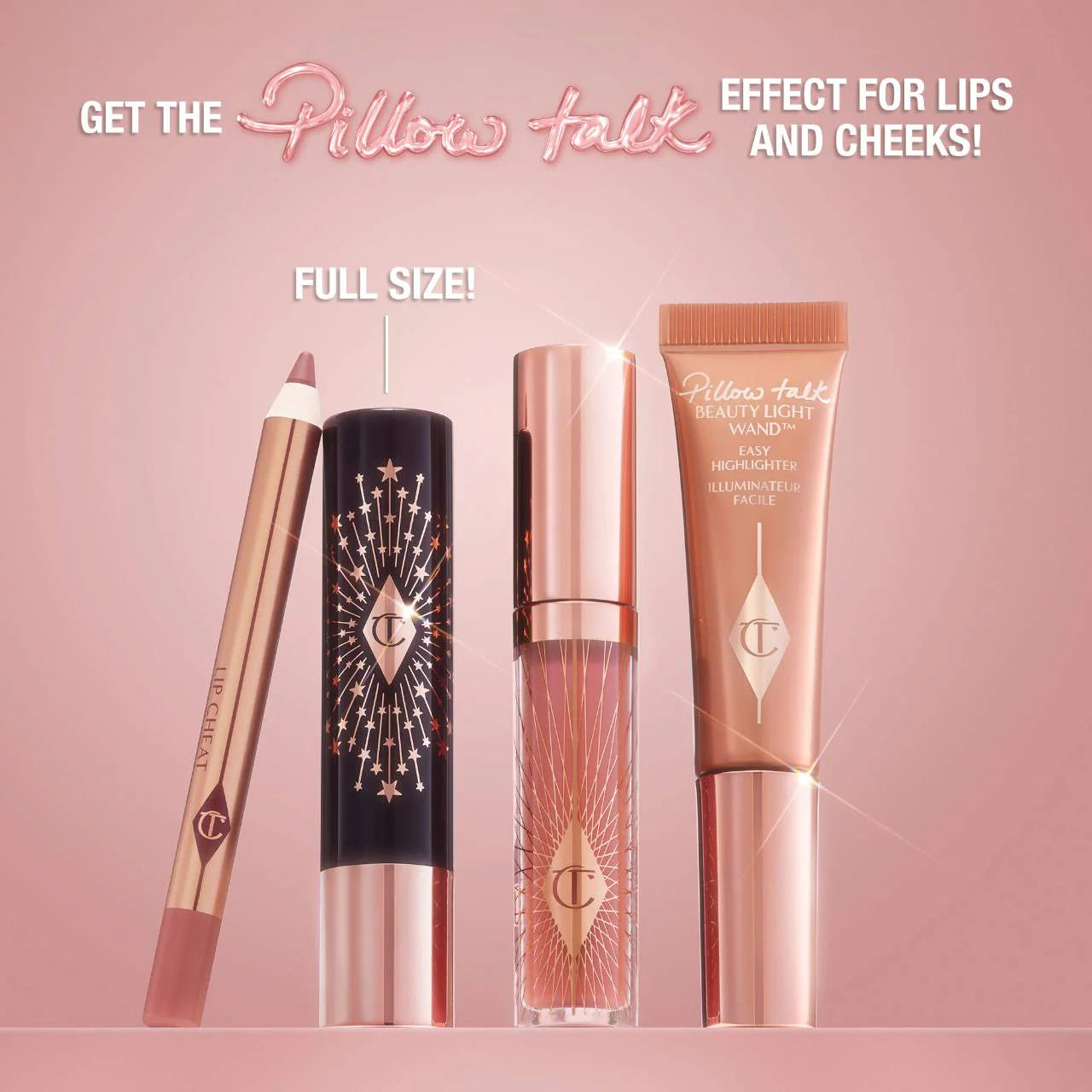 Charlotte Tilbury  Pillow Talk Iconic Lip and Cheek Secrets Set