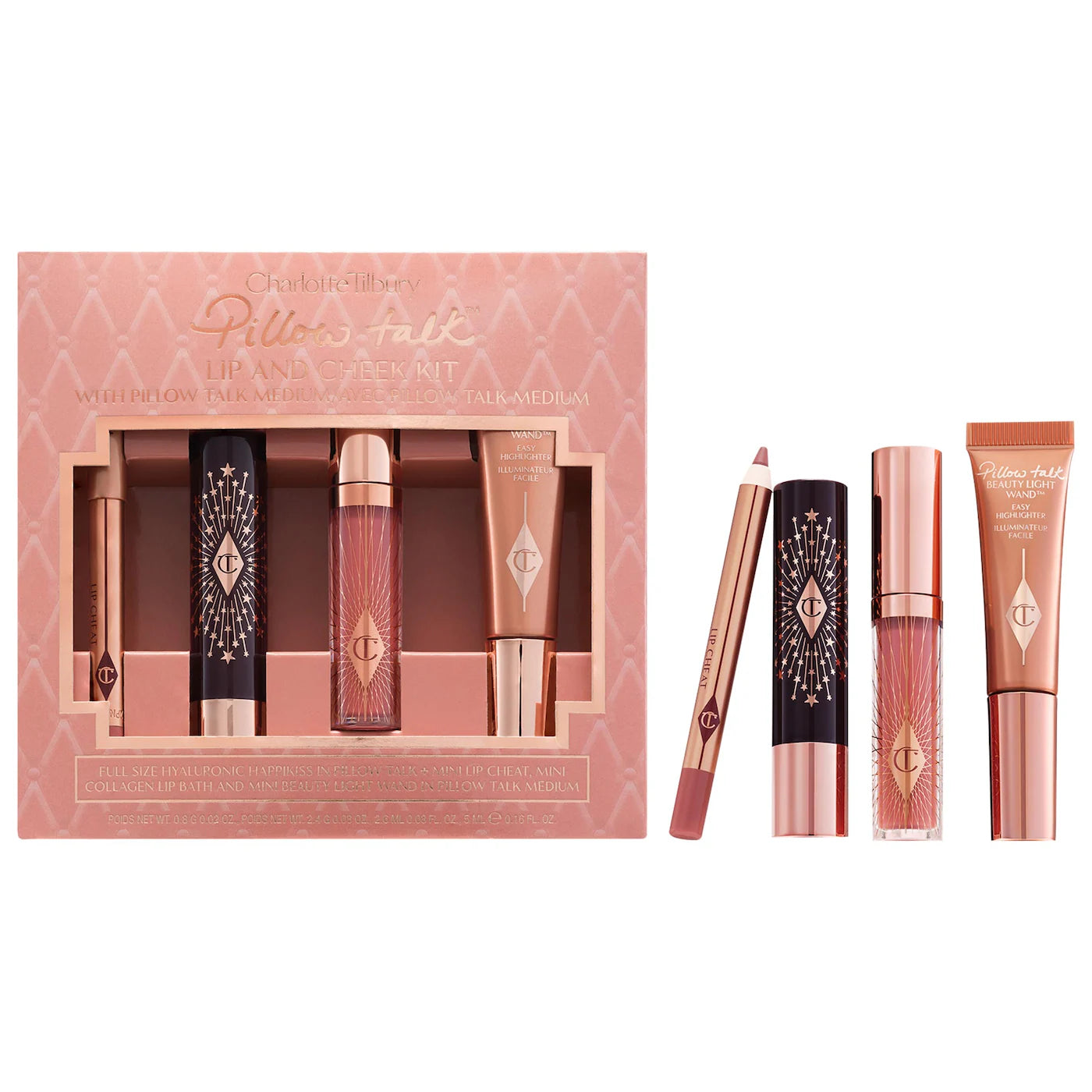 Charlotte Tilbury  Pillow Talk Iconic Lip and Cheek Secrets Set