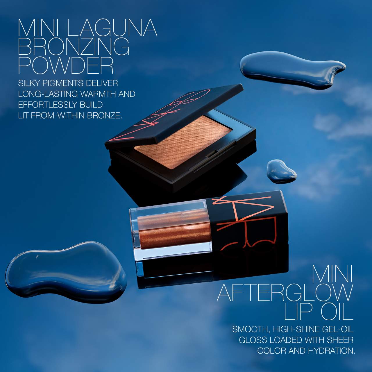 NARS  Mini Laguna Bronzer & Lip Oil Duo