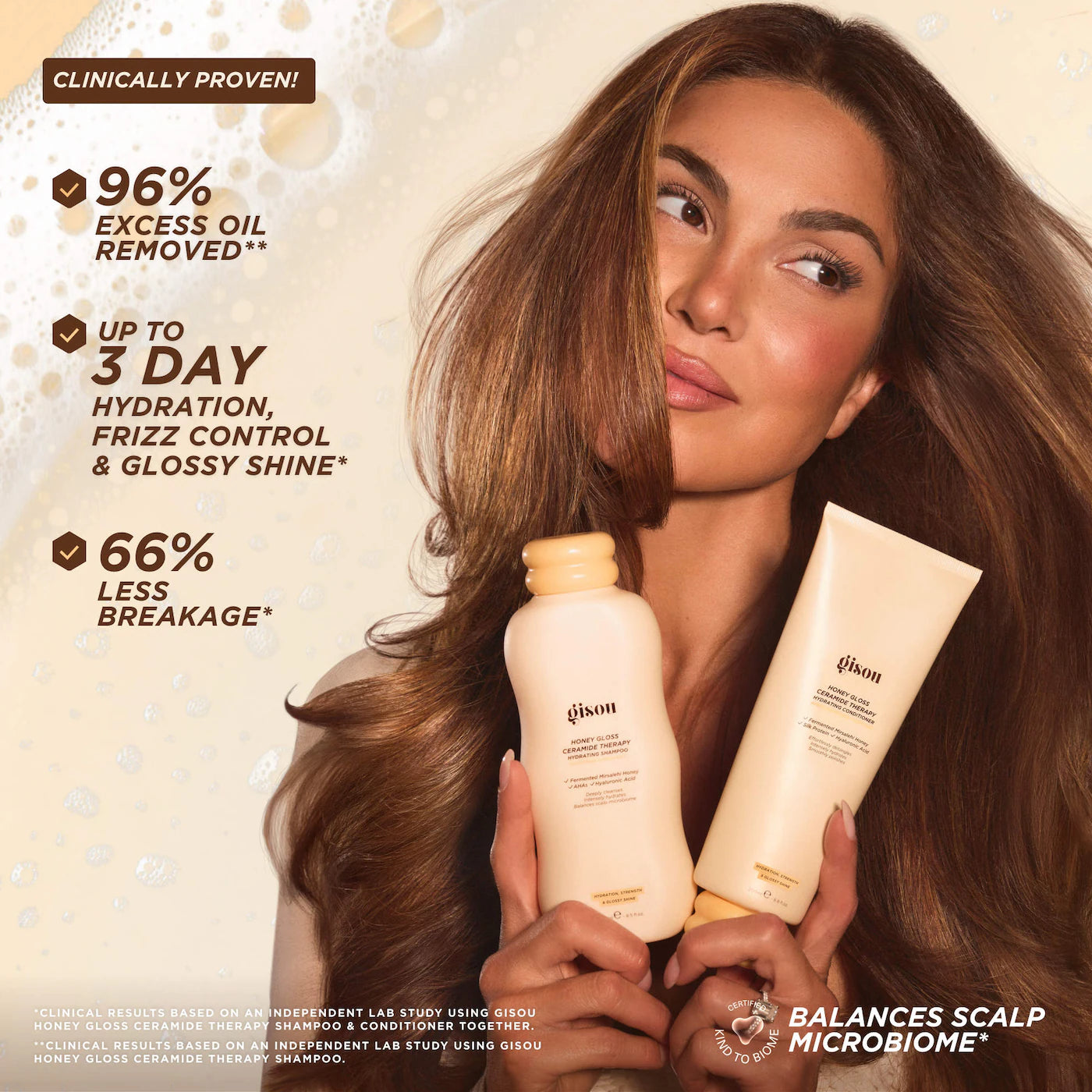Gisou  Honey Gloss Ceramide Therapy Hydrating Shampoo