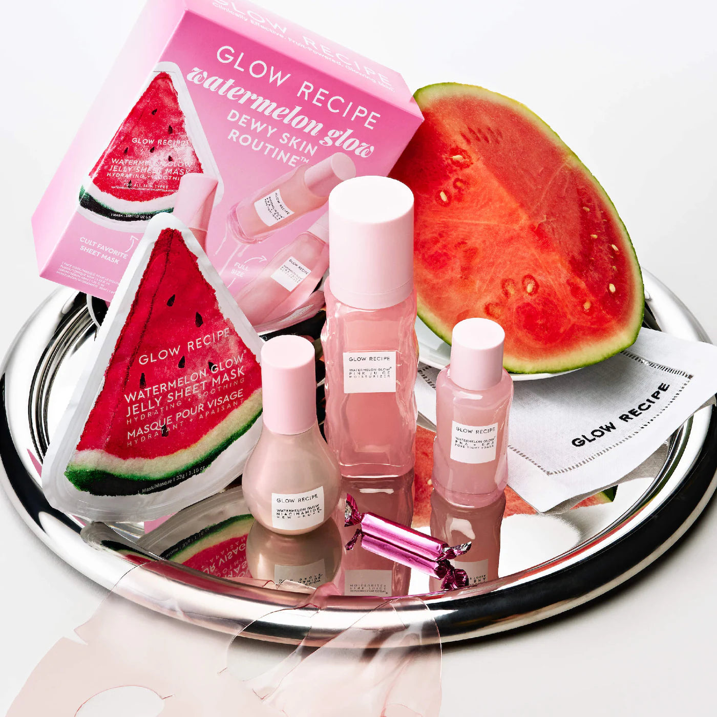 Glow Recipe  Watermelon Glow Dewy Skin Routine Gift Set