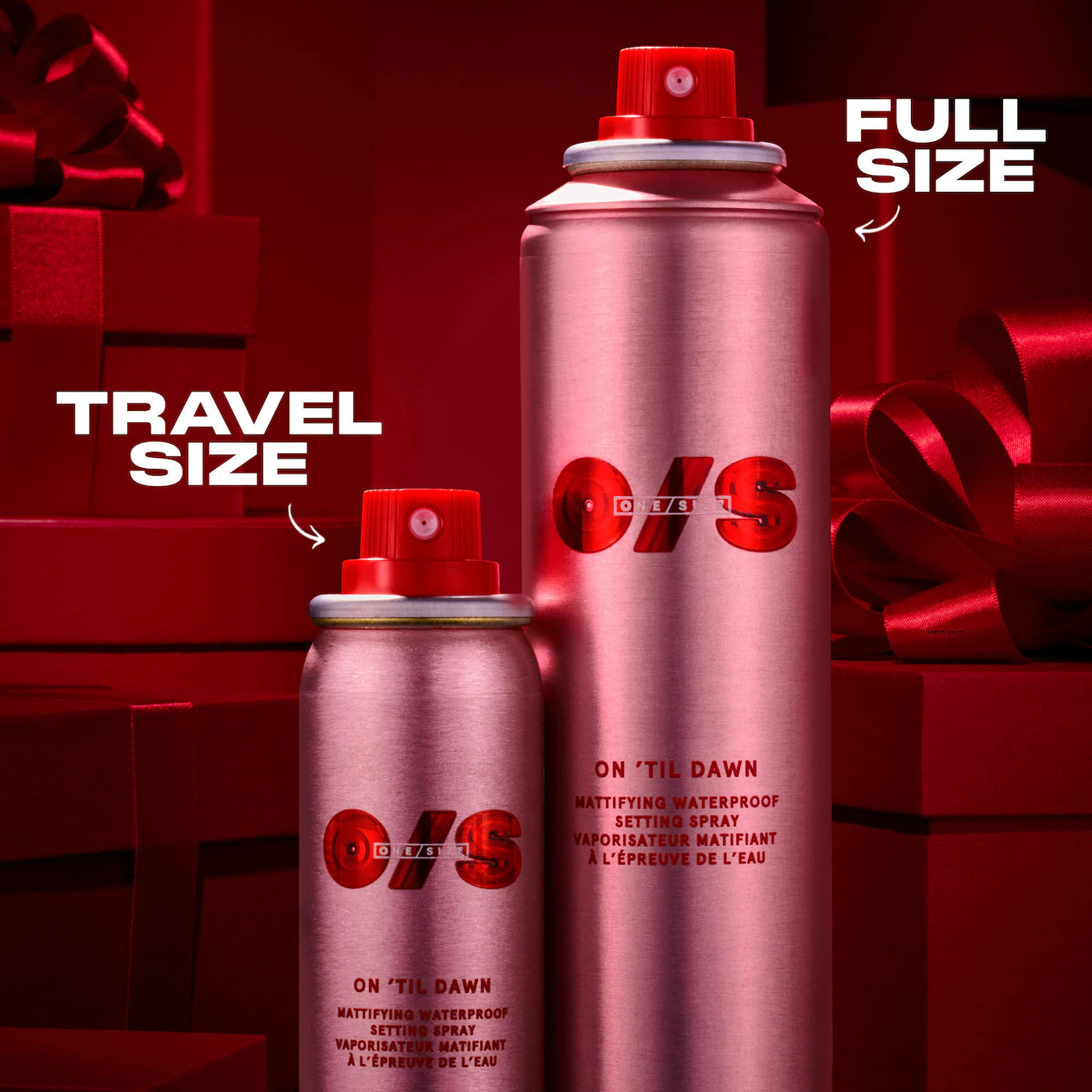 ONE/SIZE by Patrick Starrr  On 'Til Dawn Mattifying Waterproof Setting Spray Big & Bitty Duo